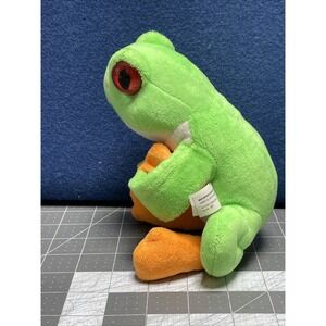 Wild Republic Huggers Red-Eyed Tree Frog Plush Slap Bracelet